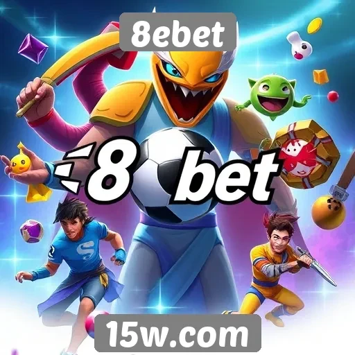 Variedade de jogos disponíveis na plataforma 8ebet